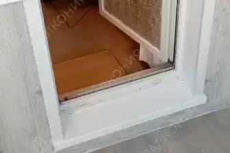 Отделка балкона с утепление в многоквартирном доме