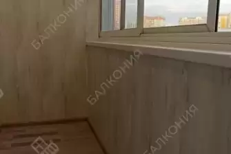 Отделка балкона с утеплением в многоквартирном доме