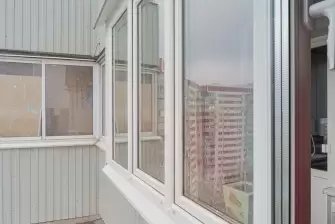 Отделка ламинатом лоджии Сапожок с утеплением