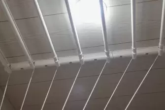 Отделка ламинатом Г-образного балкона с утеплением