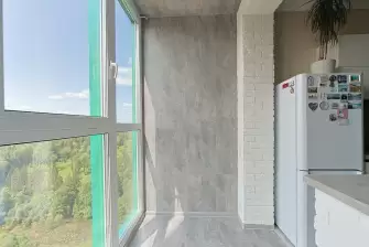 Объединение лоджии с комнатой и остекление вторым контуром