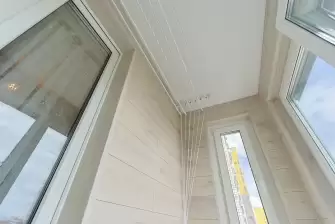 Отделка лоджии с окном для кондиционера