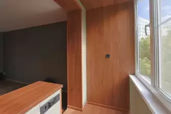 Объединение  светлого балкона с детской