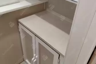 Установка на балконе трёх шкафов