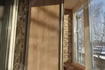 Отделка с утеплением балкона в квартире